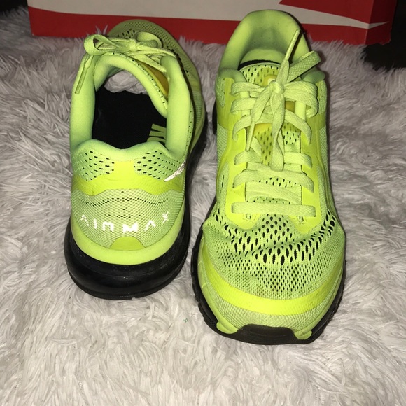 2013 Nike air max neon yellow - Picture 2 of 5